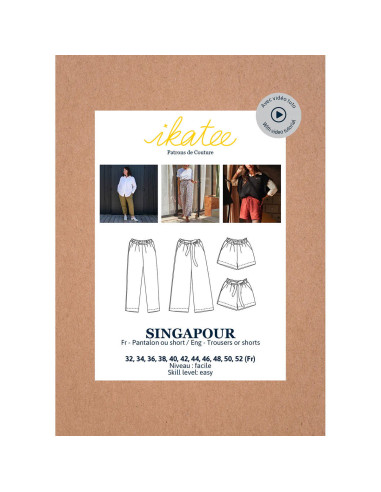 Singapore pants and shorts pattern - Ikatee