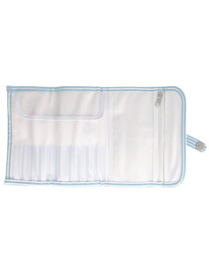 Tulip Crochet Hook Case - Sky Blue Striped 2