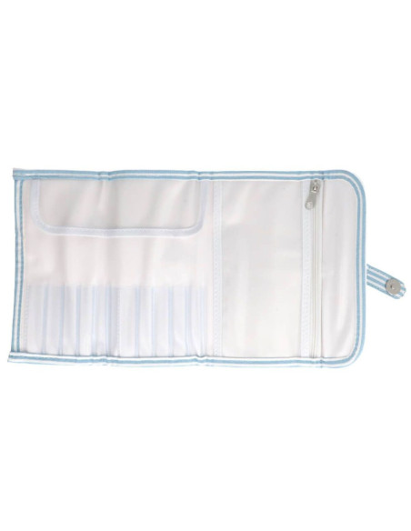 Tulip Crochet Hook Case - Sky Blue Striped