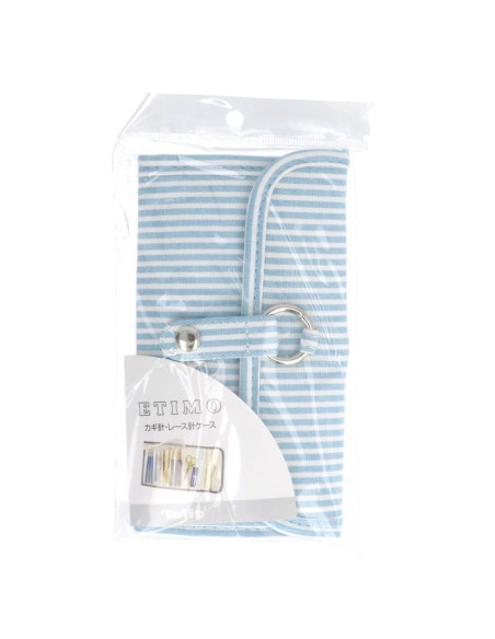 Tulip Crochet Hook Case - Sky Blue Striped