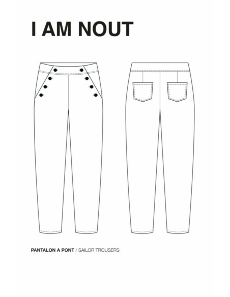 Nout Pants Pattern - I am patterns