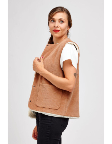 Hathor Sleeveless Jacket Pattern - I am patterns