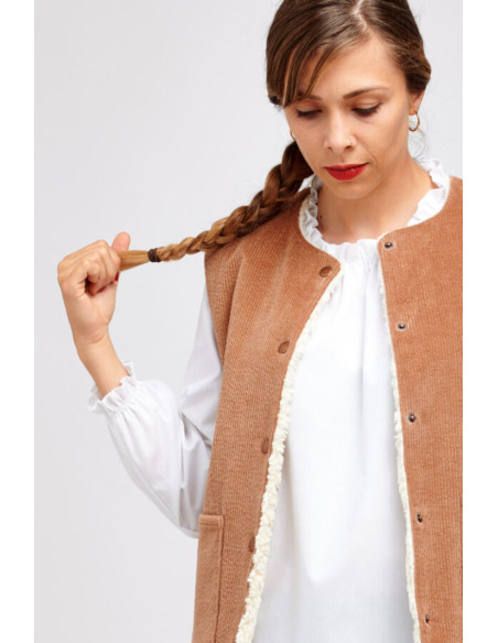 Hathor Sleeveless Jacket Pattern - I am patterns