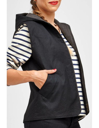 Hathor Sleeveless Jacket Pattern - I am patterns