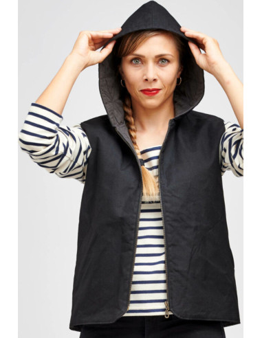 Hathor Sleeveless Jacket Pattern - I am patterns