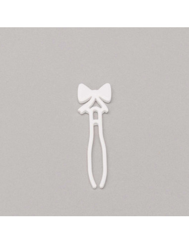 Pack of 10 can holder clips for thread spools - White