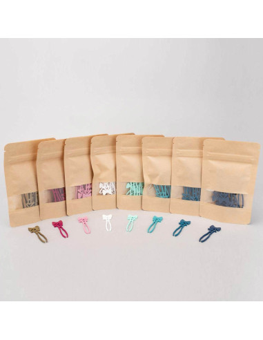 Pack of 10 can holder clips for thread spools - White