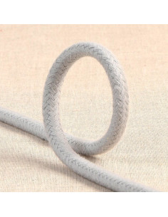 Braided cord - Light gray