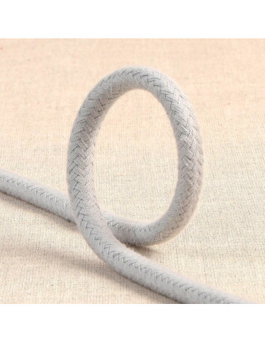 Braided cord - Light gray