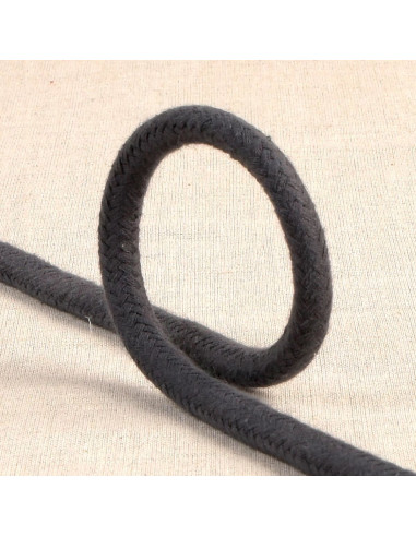 Braided cord - Dark gray