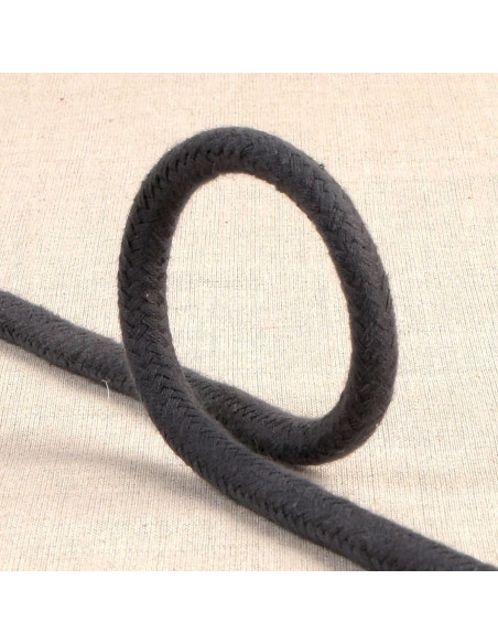Braided cord - Dark gray