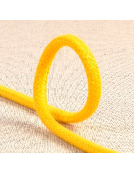 Braided cord - Yellow gold
