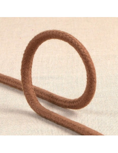 Braided cord - Light brown