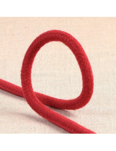 Braided cord - Bordeaux