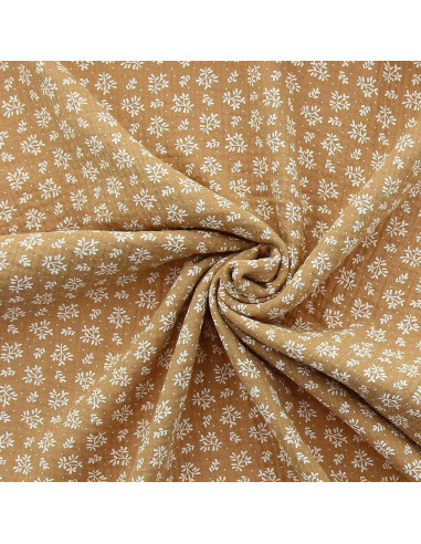 Meesya double gauze fabric - Camel