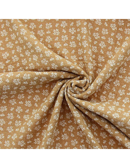 Meesya double gauze fabric - Camel