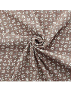 Meesya double gauze fabric - Chestnut