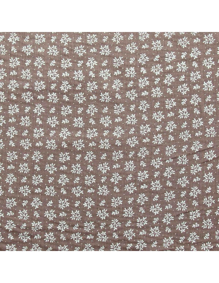 Meesya double gauze fabric - Chestnut