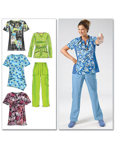 Top pattern, pants