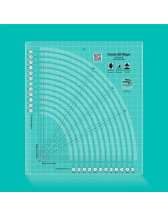 Oval All Ways Creative Grids Ruler 2