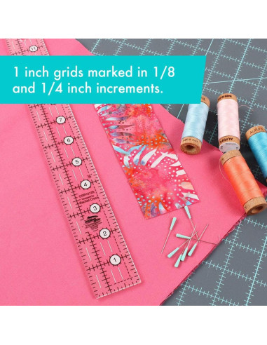 Creative Grids 1.5" x 12.5" rectangle quilting ruler