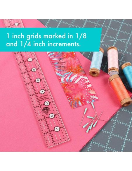 Creative Grids 1.5" x 12.5" rectangle quilting ruler