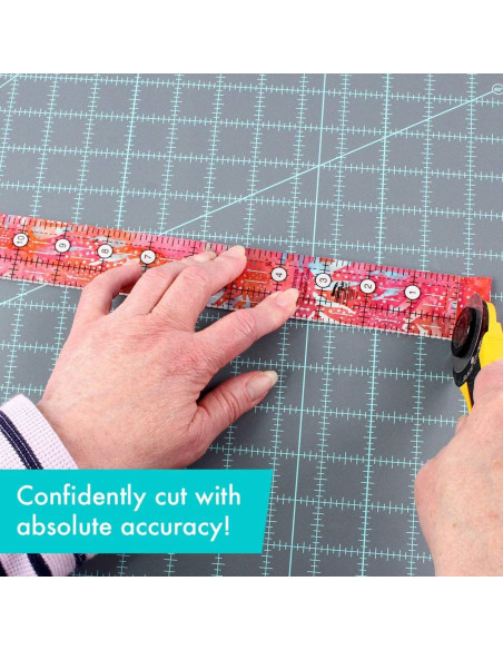 Creative Grids 1.5" x 12.5" rectangle quilting ruler