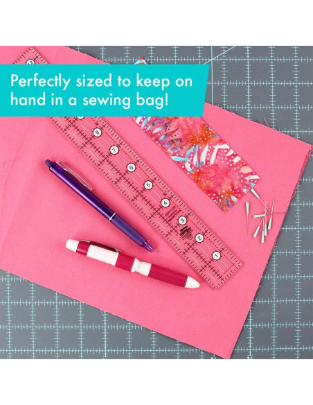 Creative Grids 1.5" x 12.5" rectangle quilting ruler