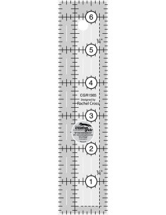 Creative Grids 1.5" x 6.5" rectangle quilting ruler