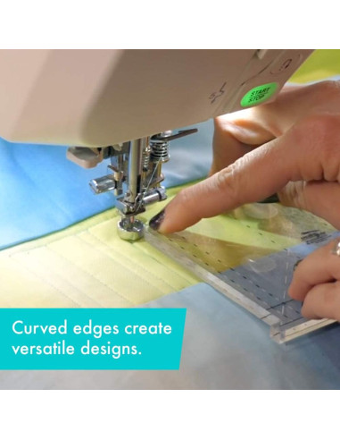 Shorty Machine Quilting Tool Creative Grids Ruler