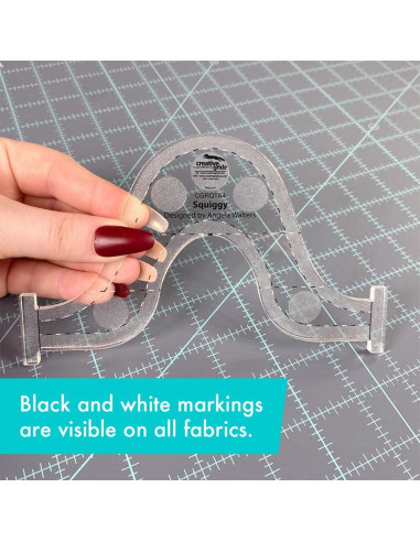 Squiggy Machine Quilting Tool Creative Grids Ruler