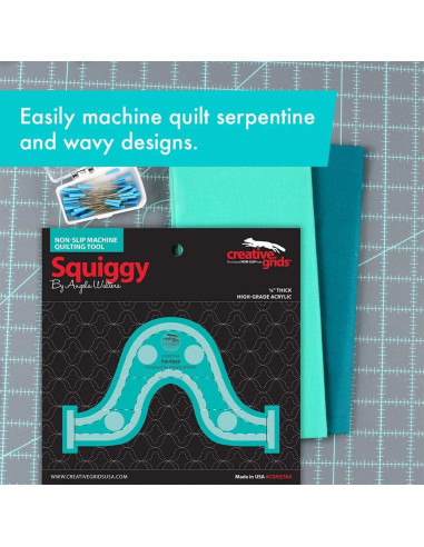 Squiggy Machine Quilting Tool Creative Grids Ruler