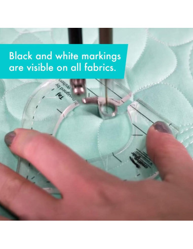 Taj Machine Quilting Tool Creative Grids Ruler