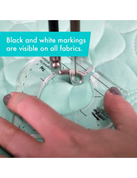 Taj Machine Quilting Tool Creative Grids Ruler
