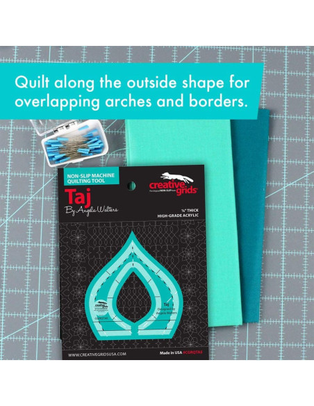 Taj Machine Quilting Tool Creative Grids Ruler