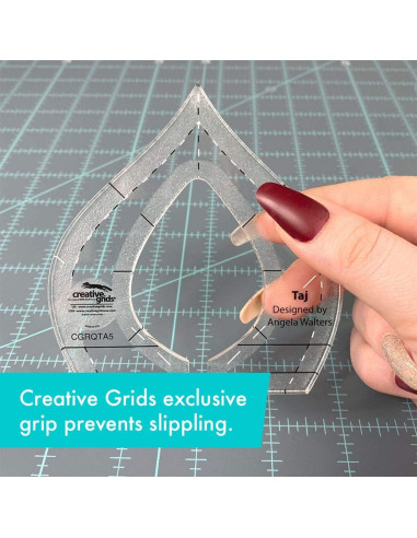 Taj Machine Quilting Tool Creative Grids Ruler