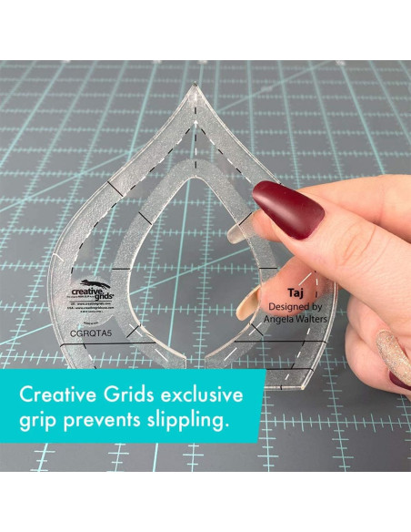 Taj Machine Quilting Tool Creative Grids Ruler
