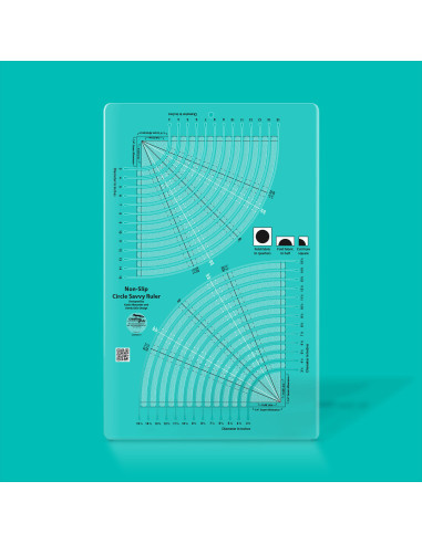 Circle Savvy Ruler 11.75" x 18.5" Creative Grids