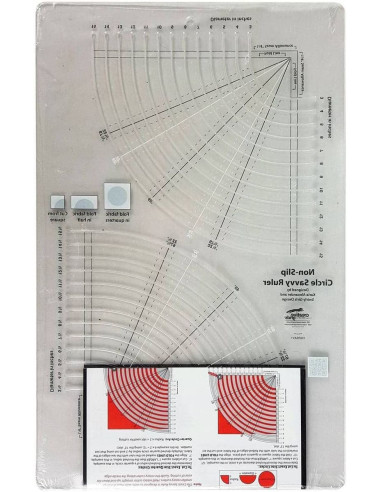Circle Savvy Ruler 11.75" x 18.5" Creative Grids