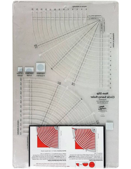Circle Savvy Ruler 11.75" x 18.5" Creative Grids
