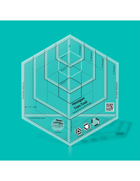 Hexagon Trim Tool Creative Grids Ruler