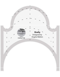 Shelly Machine Quilting Tool Creative Grids Ruler