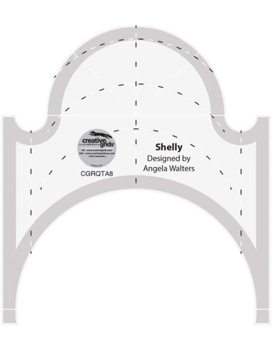 Shelly Machine Quilting Tool Creative Grids Ruler