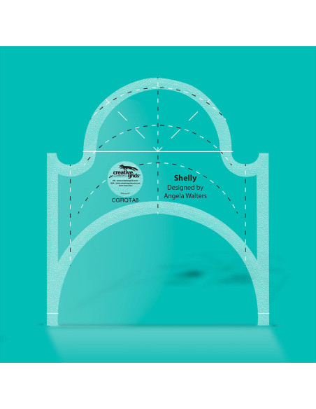 Shelly Machine Quilting Tool Creative Grids Ruler