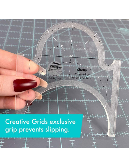 Shelly Machine Quilting Tool Creative Grids Ruler