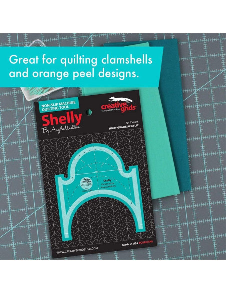 Shelly Machine Quilting Tool Creative Grids Ruler