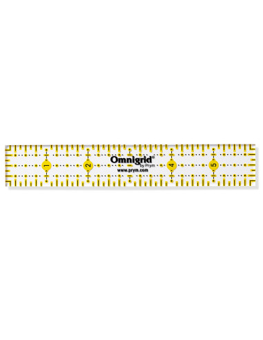 Omnigrid patchwork ruler 1 x 6 inch