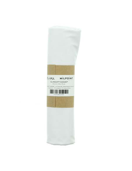 Waterproof PUL fabric piece 50 x 70 cm - White
