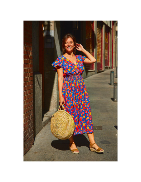 Sifnos blouse, skirt, and dress pattern - Ikatee