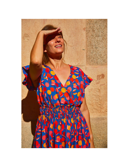Sifnos blouse, skirt, and dress pattern - Ikatee